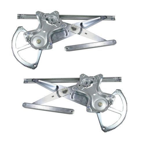 Toyota Rav4 Scion xA Front Driver & Passenger Side Power 2 Piece Window Regulator Set TRQ WRA50540