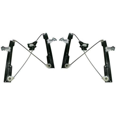 2004-08 Nissan Maxima Front Driver & Passenger Side 2 Piece Power Window Regulator Set TRQ WRA50601