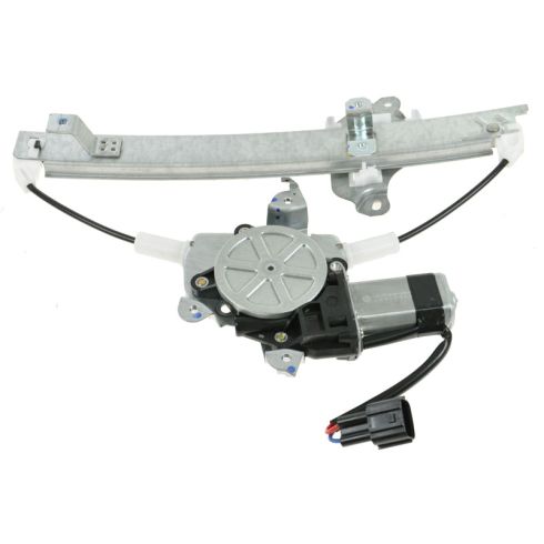 Nissan Altima Maxima Rear Driver & Passenger Side Power 2 Piece Power Window Motor & Regulator Assembly Set TRQ WRA50728