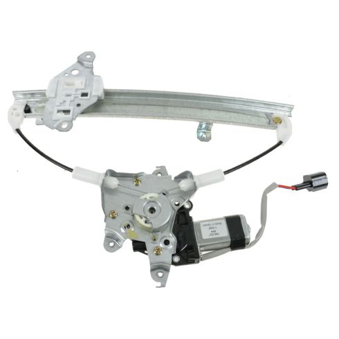 Nissan Altima Maxima Rear Driver & Passenger Side Power 2 Piece Power Window Motor & Regulator Assembly Set TRQ WRA50728