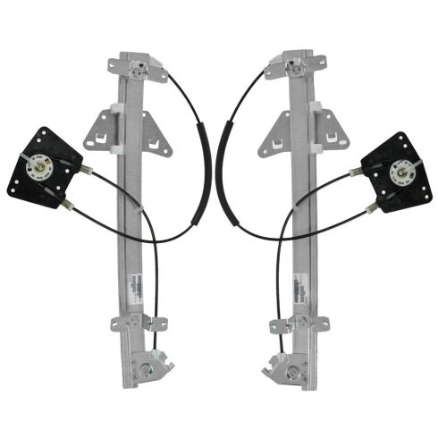 Dodge Dakota Durango Front Driver & Passenger Side Power 2 Piece Window Regulator Set TRQ WRA50759