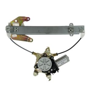 2002-06 Nissan Altima Rear Driver & Passenger Side 2 Piece Power Power Window Motor & Regulator Assembly Set TRQ WRA50787