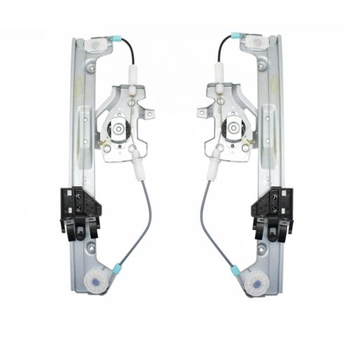 2000-07 Ford Focus Sedan Rear Driver & Passenger Side 2 Piece Power Window Regulator Set TRQ WRA50813