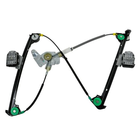 2005-09 Ford Mustang Driver & Passenger Side 2 Piece Power Window Regulator Set TRQ WRA50853