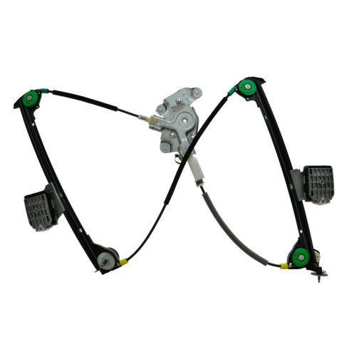 2005-09 Ford Mustang Driver & Passenger Side 2 Piece Power Window Regulator Set TRQ WRA50853