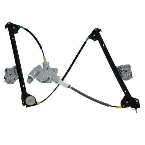 2005-09 Ford Mustang Driver & Passenger Side 2 Piece Power Window Regulator Set TRQ WRA50853