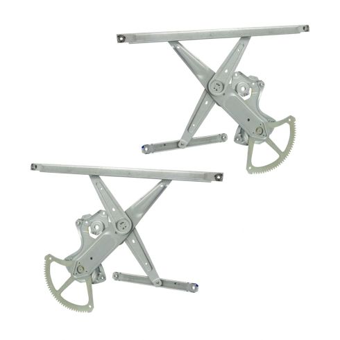 Toyota Corolla Scion xB Front Driver & Passenger Side Power 2 Piece Window Regulator Set TRQ WRA53113