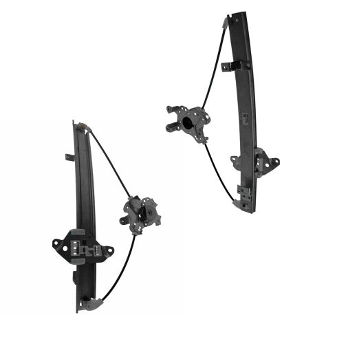 2002-07 Mitsubishi Lancer Rear Driver & Passenger Side 2 Piece Power Window Regulator Set TRQ WRA50950