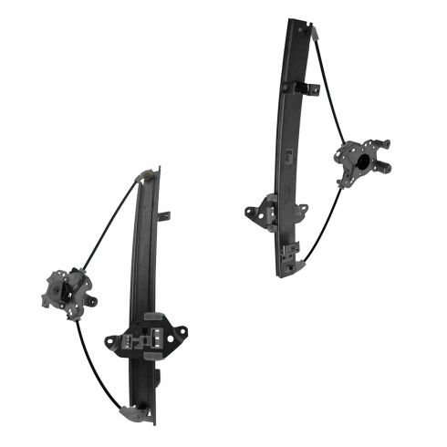 2002-07 Mitsubishi Lancer Rear Driver & Passenger Side 2 Piece Power Window Regulator Set TRQ WRA50950