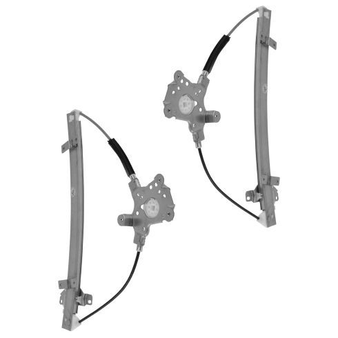 2003-06 Mitsubishi Outlander Front Driver & Passenger Side 2 Piece Power Window Regulator Set TRQ WRA51018