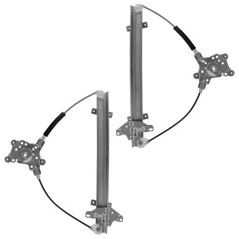 2003-06 Mitsubishi Outlander Front Driver & Passenger Side 2 Piece Power Window Regulator Set TRQ WRA51018