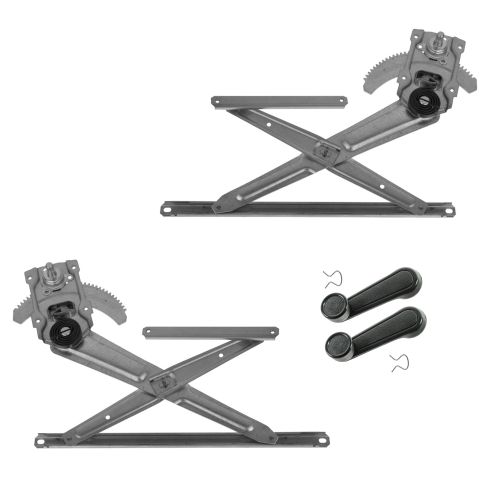 Toyota 4Runner Pickup Front Manual 4 Piece Window Regulator Kit TRQ WRA51038