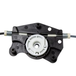 VW Golf Jetta Rear Driver & Passenger Side Power 2 Piece Window Regulator Set TRQ WRA19868