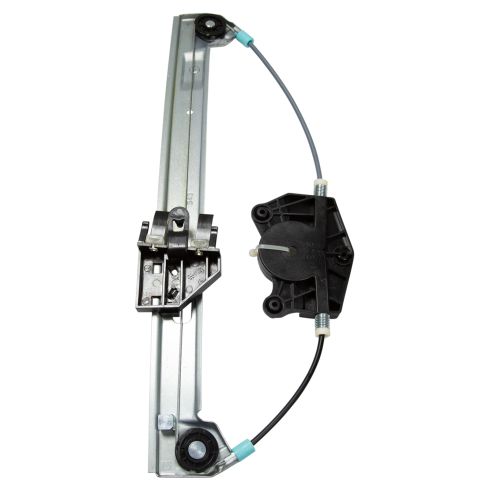 VW Golf Jetta Rear Driver & Passenger Side Power 2 Piece Window Regulator Set TRQ WRA19868