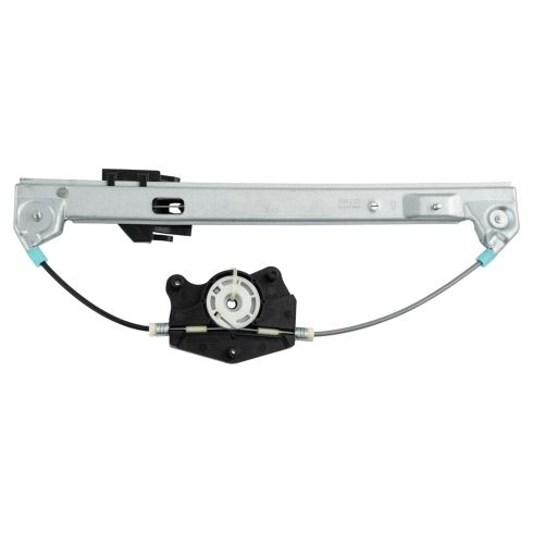 VW Golf Jetta Rear Driver & Passenger Side Power 2 Piece Window Regulator Set TRQ WRA19868