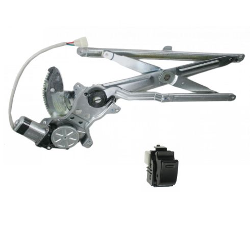 1995-04 Toyota Tacoma Front Passenger Side 2 Piece Power Window Regulator Kit TRQ WRA06898
