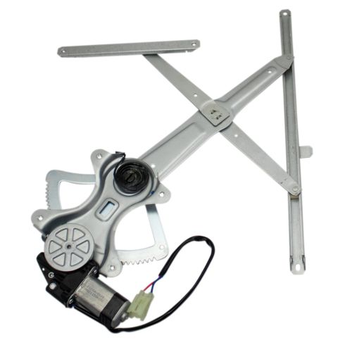 Toyota Lexus Front Driver & Passenger Side Power 2 Piece Power Window Motor & Regulator Assembly Set TRQ WRA65485