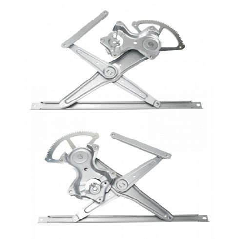 2010-20 Toyota Sienna Driver & Passenger Side Sliding Door 2 Piece Power Window Regulator Set TRQ WRA07163