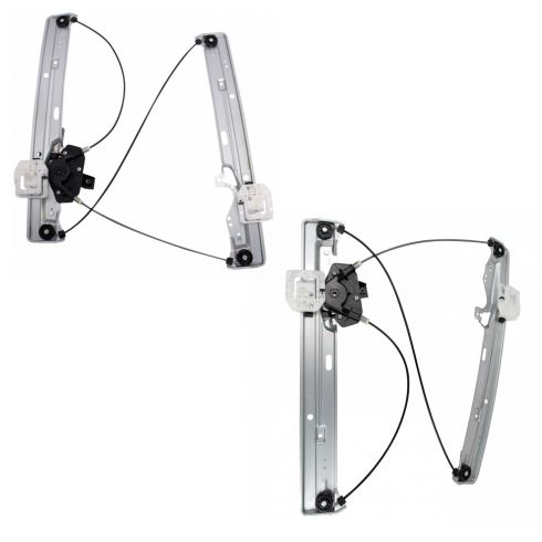 Ford Escape Front Driver & Passenger Side 2 Piece Power Window Motor & Regulator Assembly Set TRQ WRA06961