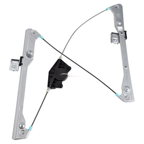 VW Golf Jetta Front Driver & Passenger Side 2 Piece Window Regulator Set TRQ WRA53244