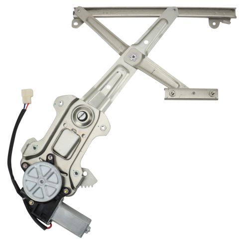 Subaru Baja Legacy Outback Rear Driver & Passenger Side 2 Piece Power Window Motor & Regulator Assembly Set TRQ WRA41873