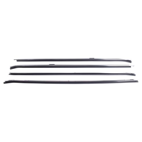 Chevrolet Caprice Impala Driver & Passenger Side 4 Piece Door Window Belt Weatherstrip Kit Fairchild Automotive KG2059