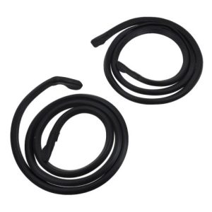1965-66 Ford Mustang Driver & Passenger Side Door Weatherstrip Seal 2 Piece Set TRQ WSA48450