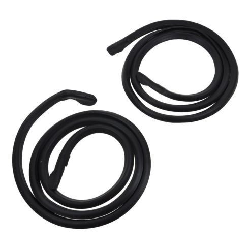 1965-66 Ford Mustang Driver & Passenger Side Door Weatherstrip Seal 2 Piece Set TRQ WSA48450