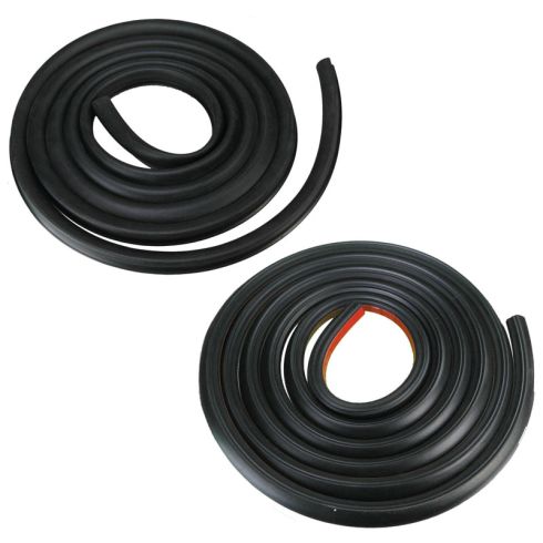 Ford Front Driver & Passenger Side Door Weatherstrip Seal 2 Piece Set DIY Solutions WSS00543