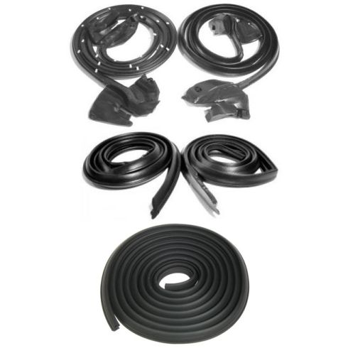 1969-70 Chevrolet Impala 2 Door Hardtop Weatherstrip Seal Kit DIY Solutions WSS00566