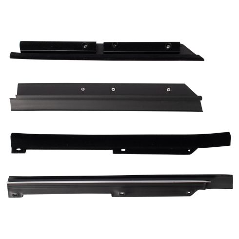 1983-93 Ford Mustang Convertible Quarter Window 4 Piece Door Window Belt Weatherstrip Kit Fairchild Automotive KF2068