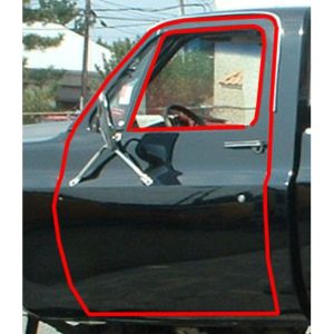 Chevrolet GMC Driver & Passenger Side 10 Piece Door Weatherstrip Seal Kit Fairchild Automotive KG1008-10