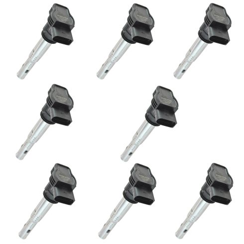 Audi RS4 RS5 8 Piece Ignition Coil Set Delphi DEERK00062