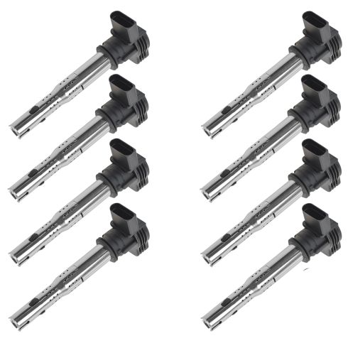 Audi RS4 RS5 8 Piece Ignition Coil Set Delphi DEERK00062