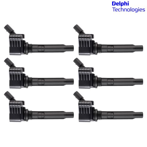 Audi 6 Piece Ignition Coil Set Delphi DEERK00122