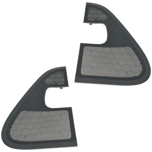 Ford F150 Front Door Panel Mounted Speaker Grille Cover 2 Piece Set Ford OEM FDIMK00061