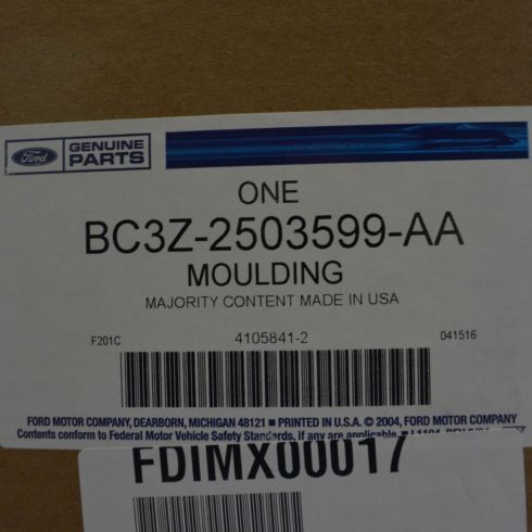 2011-16 Ford Front Driver Side A-Pillar Trim with Pull Handle Ford OEM BC3Z-2503599-AA