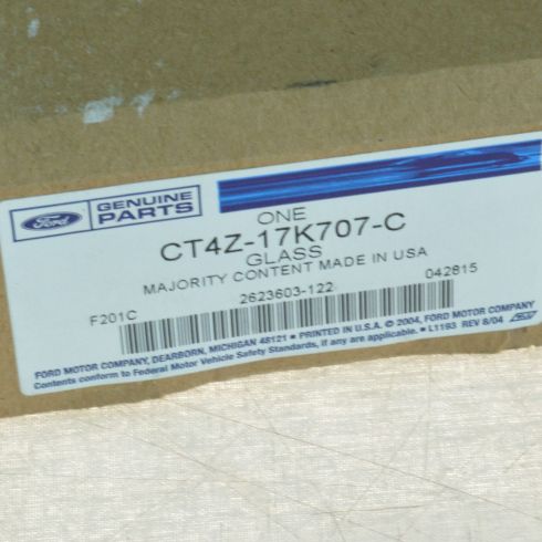 Ford Edge Lincoln MKX Passenger Side Mirror Glass Ford OEM CT4Z-17K707-C