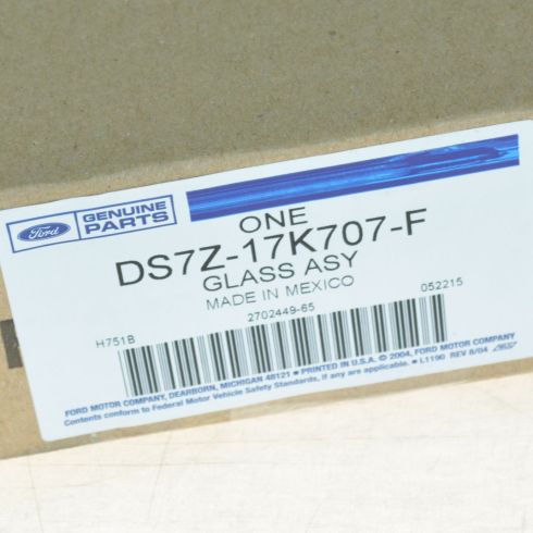 2013-16 Ford Fusion without Blind Spot Information System Driver Side Memory Mirror Glass Ford OEM DS7Z-17K707-F