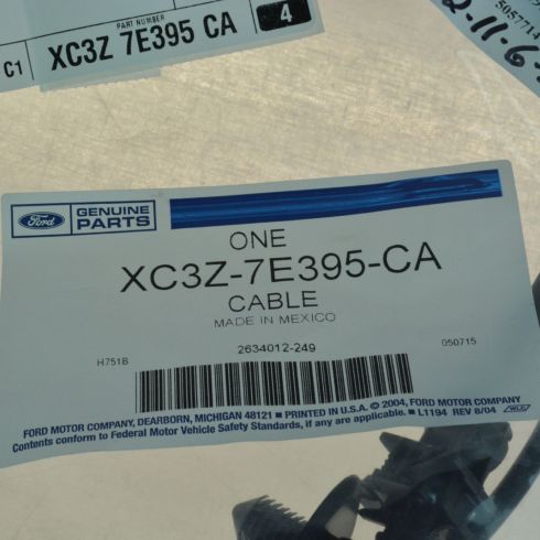 Ford Shift Cable Ford OEM XC3Z-7E395-CA