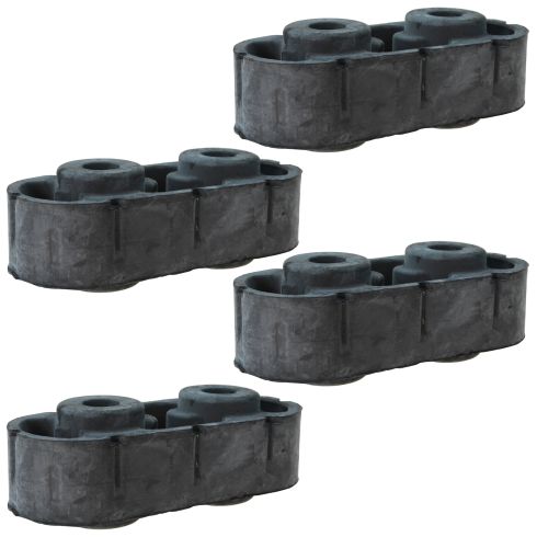 Chevrolet GMC Cadillac Hummer 4 Piece Exhaust Hanger Insulator Set General Motors OEM GMEEK00019