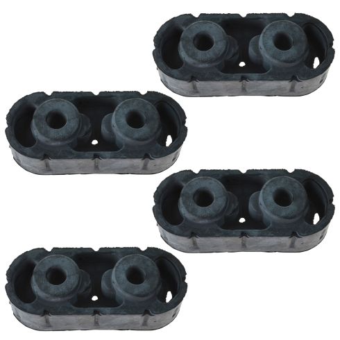 Chevrolet GMC Cadillac Hummer 4 Piece Exhaust Hanger Insulator Set General Motors OEM GMEEK00019