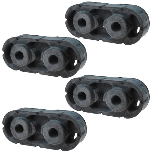 Chevrolet GMC Cadillac Hummer 4 Piece Exhaust Hanger Insulator Set General Motors OEM GMEEK00019