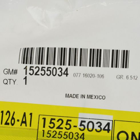 Chevrolet GMC Cadillac Driver Side Left Steering Wheel Cover General Motors OEM 15255034