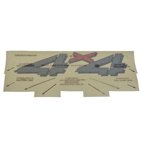 Chevrolet GMC Bed Mounted Decal General Motors OEM 15779675