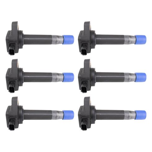 Honda Acura 6 Piece Ignition Coil Set Hitachi Automotive HIERK00007