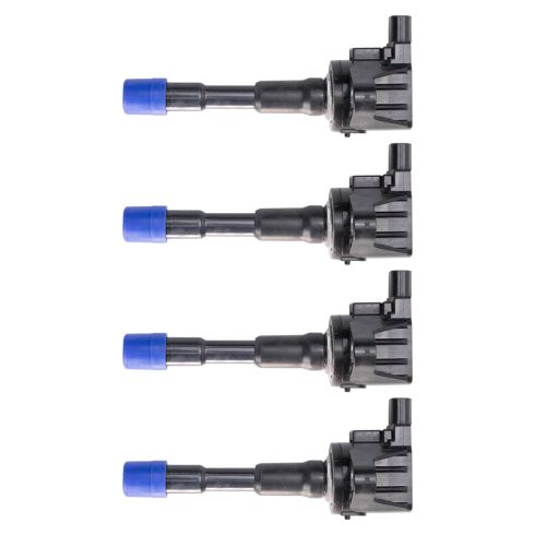 2003-11 Honda Civic L4 1.3L 4 Piece Ignition Coil Set Hitachi Automotive HIERK00017