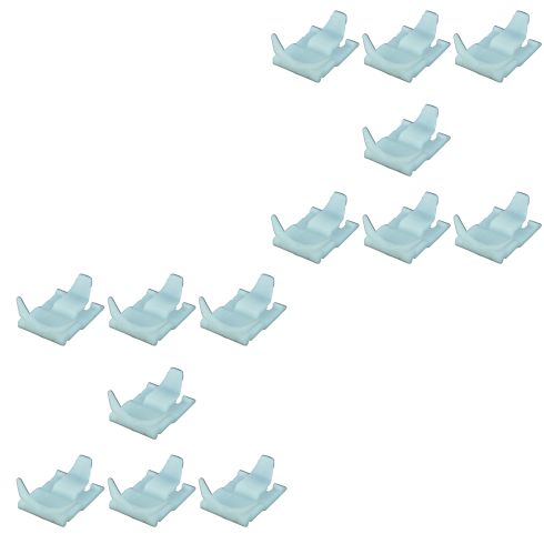 1995-06 Hyundai Accent Front Outer Belt Molding Retainer Clip 14 Piece Set Hyundai OEM HYBMK00004