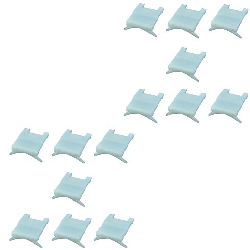 1995-06 Hyundai Accent Front Outer Belt Molding Retainer Clip 14 Piece Set Hyundai OEM HYBMK00004