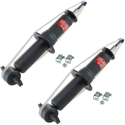 Chevrolet GMC Cadillac Front Driver & Passenger Side 2 Piece Shock Absorber Set KYB Excel-G KYSSP00078